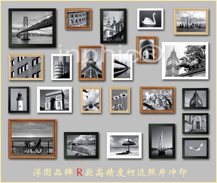 INPHIC-23框實木純歐式照片牆相框牆相框組合相片牆