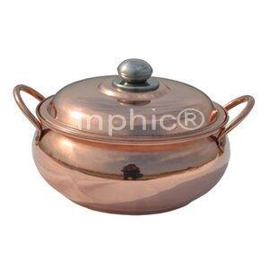 INPHIC-純銅 餐具 蒸鍋 紅銅湯鍋 補銅鍋 22CM