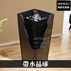 INPHIC-居家 開運裝飾擺飾水幕牆流水噴泉大廳水景辦公室擺設玄關帶水晶球風水石頭居家流水牆招財開業