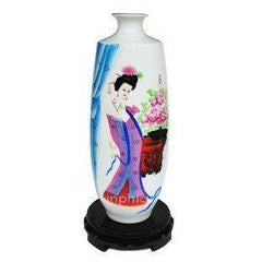 INPHIC-ZF-A028 景德鎮粉彩 手繪陶瓷 綽約風姿 工藝品收藏