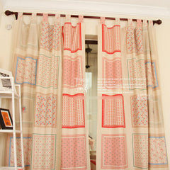 INPHIC-北歐波西米亞風情 棉麻 遮光窗簾客製