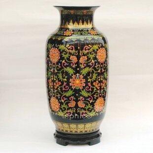 INPHIC-ZF-D174 景德鎮 粉彩 陶瓷 蓮藤落地大花瓶 祝壽 擺飾裝飾