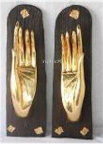 INPHIC-木雕招財佛手 壁掛佛手牆飾 家居飾品