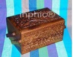 INPHIC-印巴風情特色飾品手工木雕雙層首飾盒耳環項鍊