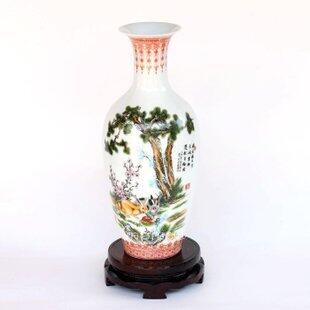 INPHIC-ZF-C015 景德鎮 薄胎玉兔粉彩陶瓷花瓶 家居擺飾 工藝品 裝飾