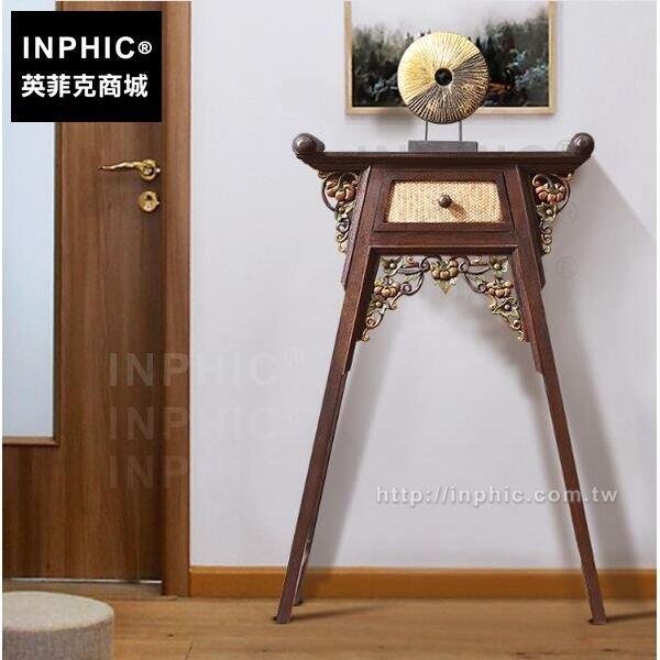 INPHIC-泰國佛臺儲物花雕彩繪泰式玄關臺供桌佛櫃傢俱