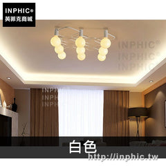 INPHIC-臥室簡約北歐服裝店多燈吸頂燈客廳餐廳燈-白色