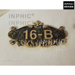 INPHIC-仿銅辦公室門牌酒店住宅歐式私人家用復古別墅