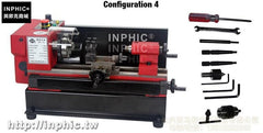 INPHIC-迷你車床微型車床教學小車床木工車床佛珠機 各種佛珠圓珠木珠木工加工-配置4