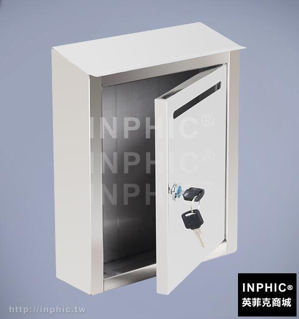 INPHIC-商用 營業 防鏽投訴意見箱辦公室不鏽鋼信報箱 社區帶鎖留言奶箱報紙箱 賣場商店-不鏽鋼