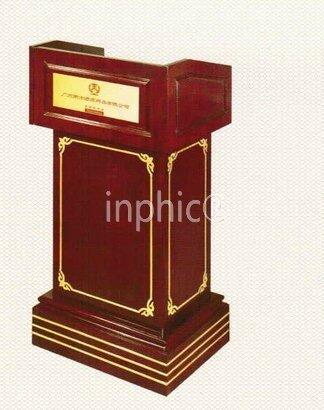 INPHIC-演講臺實木諮詢臺演講臺迎賓臺招待臺招待臺服務臺