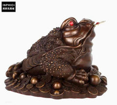 INPHIC-開運 開光純銅招財金蟾擺件辦公室招財裝飾品工藝品