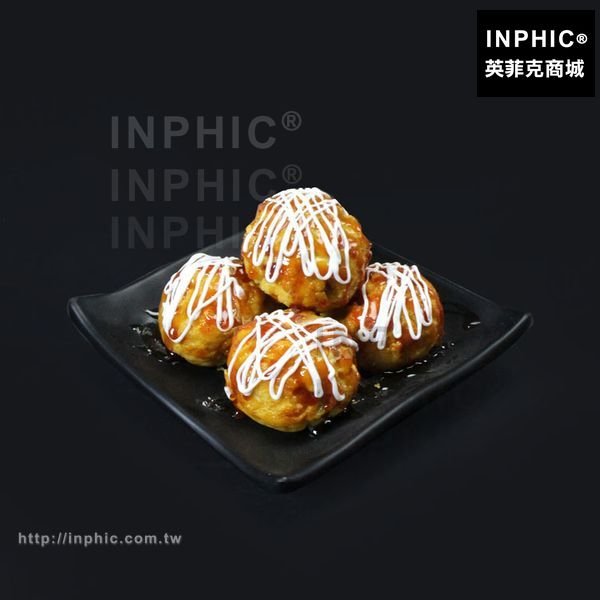 INPHIC-擺設仿真食品模型小吃模型訂製章魚小丸子模型仿真菜假菜肴