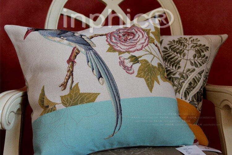 INPHIC-錦繡 方墊套 靠墊套  報春 青