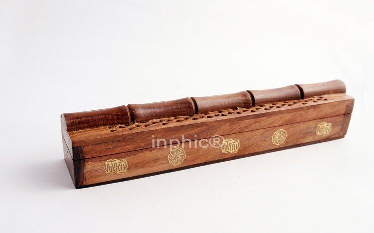 INPHIC-印度酸枝木雕花竹節香爐線香錐香塔香精品香爐香薰爐