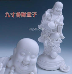 INPHIC-10吋善財童子擺飾 陶瓷彌勒佛 辦公室風水 招財擺飾 家居笑佛