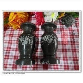 INPHIC-青石石雕花瓶高20cm天然石頭花瓶