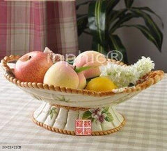 INPHIC-百合富貴竹陶瓷果盤乾果盤高腳盤