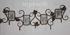 INPHIC-懷舊工藝品 美式風格鐵藝壁飾 組合相框