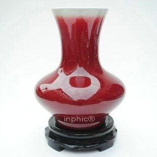 INPHIC-ZF-D507 景德鎮陶瓷器 顏色釉 窯變郎紅祭紅陶瓷花瓶 裝飾擺飾