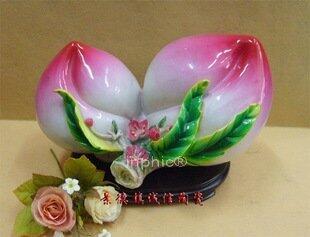 INPHIC-景德鎮誠信陶瓷 樹脂工藝品 壽桃 藝術擺設 桃子 贈送賀禮