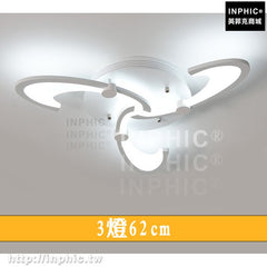 INPHIC-臥室北歐LED燈簡約燈具客廳燈幾何led吸頂燈現代藝術-3燈62cm