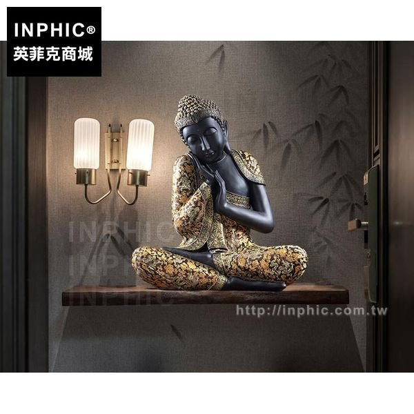 INPHIC-佛像擺飾擺設裝飾品泰式東南亞桌面披肩坐佛會所