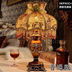 INPHIC-歐式田園檯燈臥室床頭燈飾書房復古-普通版