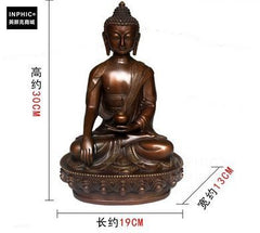 INPHIC-佛像 純銅釋迦牟尼佛家居裝飾品釋迦摩尼尼泊爾佛像工藝品