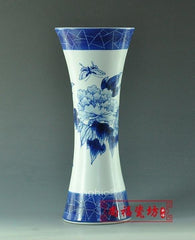 INPHIC-手工繪畫青花瓷 景德鎮現代簡約 歐式插鮮花 富貴竹 裝飾擺飾花瓶