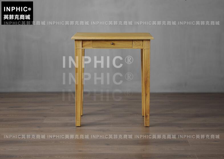 INPHIC-歐式復古玄關沙發邊幾 角幾客廳家具窄書桌咖啡話機桌-B款