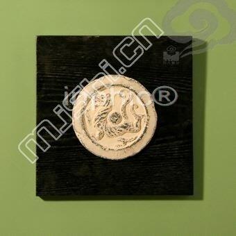 INPHIC-中式裝飾畫 壁飾掛件 中式壁掛 牆飾 壁畫 玄關 古典 四紋神(祿)b