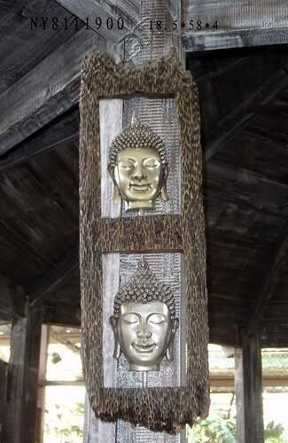 INPHIC-東南亞風格 工藝品 家居壁飾掛件 泰國佛像 傢俱裝飾品 佛頭掛件