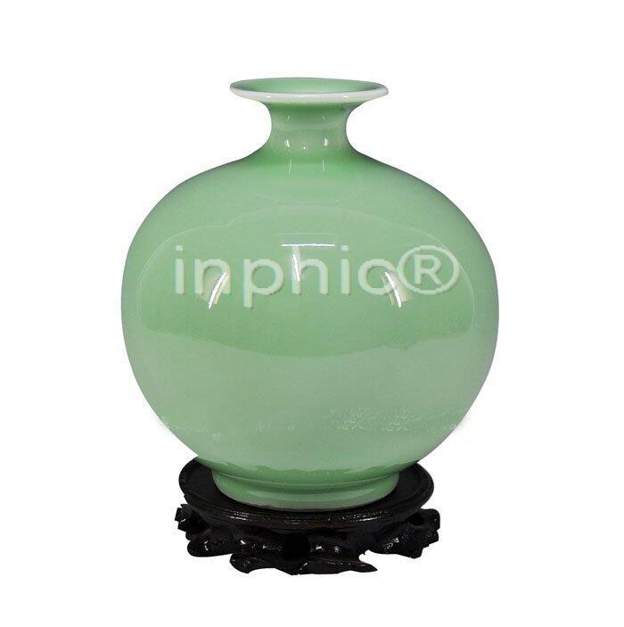 INPHIC-繡球石榴瓶青釉陶瓷花瓶花插居家裝飾擺飾