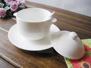 INPHIC-燉盅 陶瓷 歐式燉盅 純白餐具 燕窩魚翅盅 簡約創意酒店瓷具