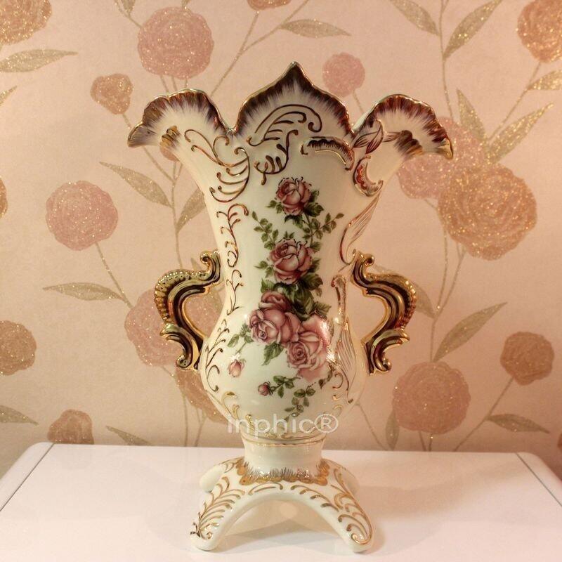 INPHIC-歐式陶瓷擺飾 歐式花瓶擺設 花插 家居裝飾品 現代時尚擺飾