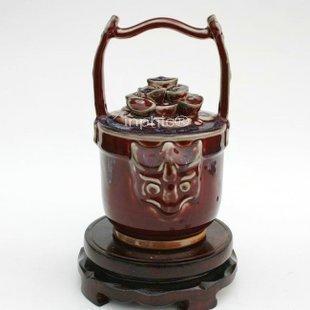 INPHIC-ZF-H022 景德鎮 陶瓷器 鈞瓷一桶金 工藝品 收藏 招財 裝飾擺飾