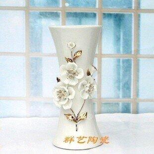 INPHIC-歐式現代裝飾擺設白色花瓶客廳裝飾品擺飾陶瓷工藝品家飾