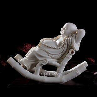 INPHIC-佛像 逍遙彌勒 開心彌勒佛像 家居擺飾 陶瓷工藝品