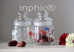 INPHIC-儲物瓶罐花園玻璃密封罐500ml