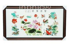 INPHIC-ZF-I006 景德鎮 陶瓷 樂在其中 瓷板畫 壁畫 壁飾 有框 工藝