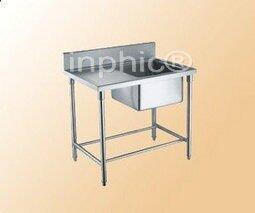 INPHIC-飯店用品--不鏽鋼45cm單星帶臺洗物池不鏽鋼水槽不鏽鋼水池