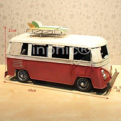 INPHIC-鐵藝複古公交巴士模型可做收納盒F