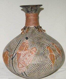 INPHIC-印度風格 工藝品 客廳擺件 樹脂擺設 非洲陶罐