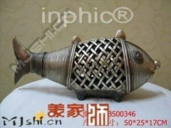 INPHIC-歐式客廳裝飾擺飾傢俱飾品泰國家居魚擺飾