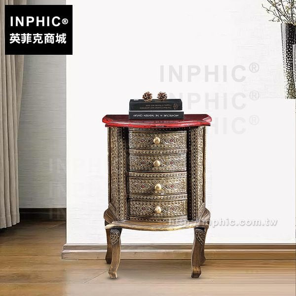 INPHIC-泰式門廳櫃子四斗櫃東南亞傢俱斗櫃木質中式