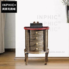 INPHIC-泰式門廳櫃子四斗櫃東南亞傢俱斗櫃木質中式