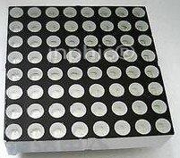 INPHIC-8x8 LED 高亮 紅光 單色 點陣 顯示屏 3mm 單片機學習板