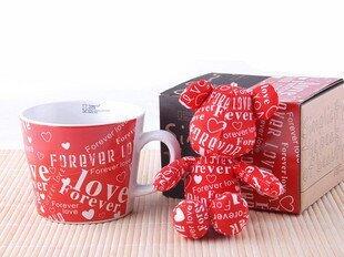 INPHIC-杯子創意正版東東熊廣口杯子杯子牛奶杯咖啡杯馬克杯