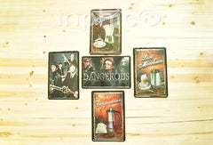 INPHIC-復古英倫風 30X20大型鐵皮畫  酒吧店鋪裝飾 掛飾B